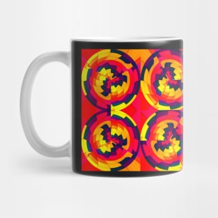 Geometry in abstract Mug